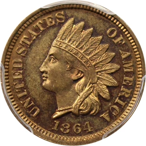 image for: 1864 1c PCGS Proof 64 (Copper Nickel)