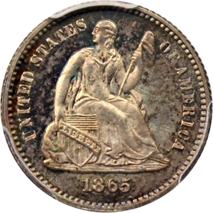 image for: 1865 H10c PCGS Proof 64