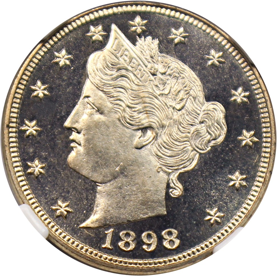 image for: 1898 5c NGC Proof 66 CAM