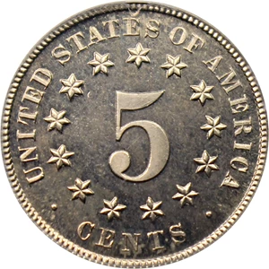 image for: 1871 5c PCGS/CAC Proof 65 CAM