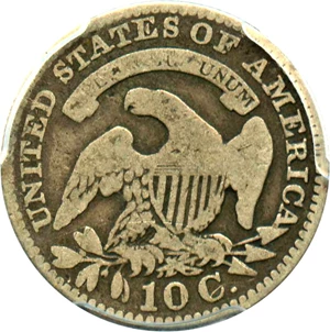 image for: 1828 10c PCGS Good-06 (Small Date) - No Reserve