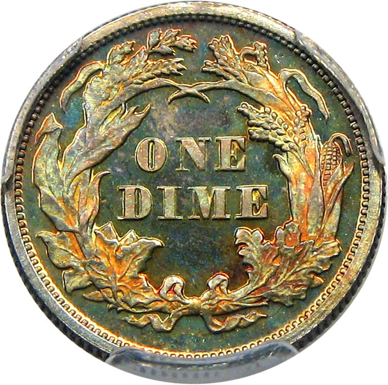 image for: 1871 10c PCGS Proof 66 CAM