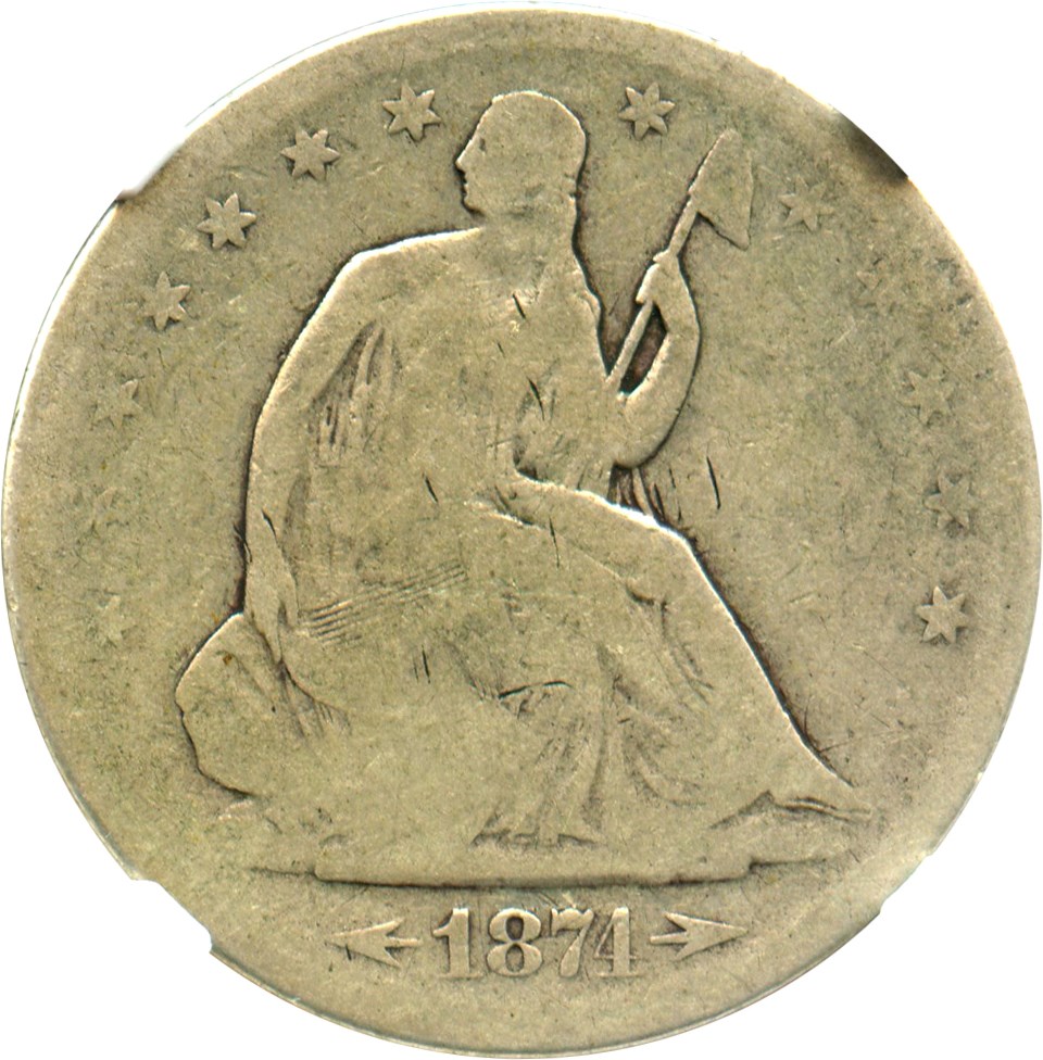 image for: 1874-S 50c NGC Good-04 (Arrows) - No Reserve