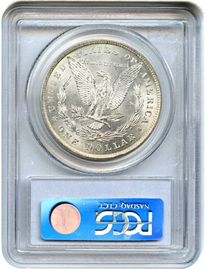 image for: 1878 8TF $1 PCGS MS63 (VAM-14.10, Cracked Bonnet)