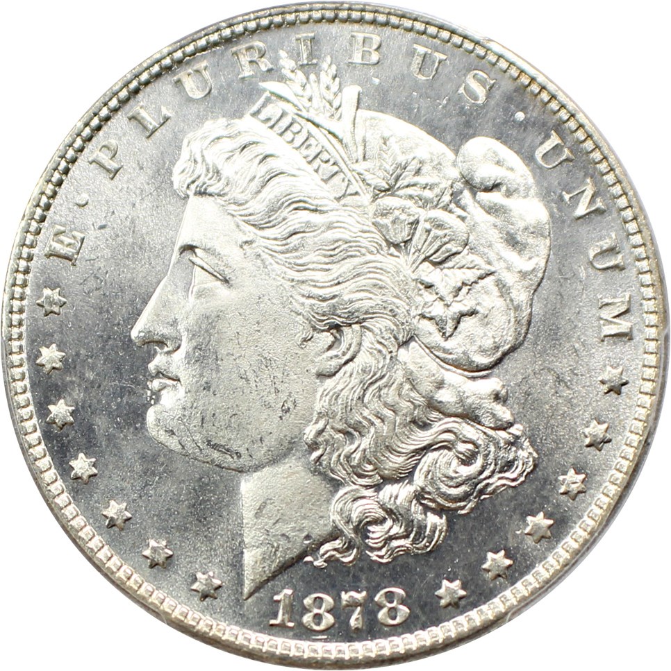 image for: 1878 7TF $1 PCGS MS65 (Reverse of 1878, VAM-84, Line Under 8)