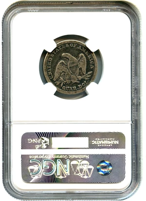 image for: 1847 25c NGC VG-10