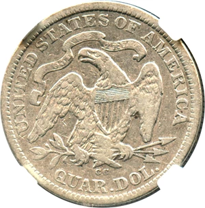 image for: 1875-CC 25c NGC F15