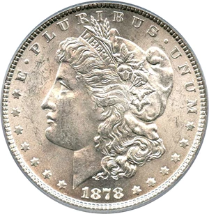 image for: 1878 7TF $1 PCGS MS62 (Reverse of 1878, VAM-117 Tripled Star)