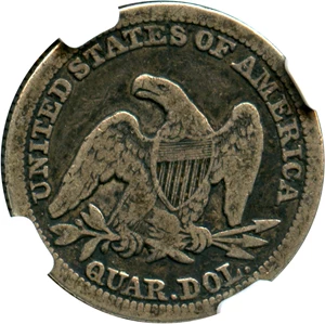 image for: 1847 25c NGC VG-10
