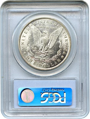 image for: 1888-O $1 PCGS AU58 (VAM-21, Oval O)