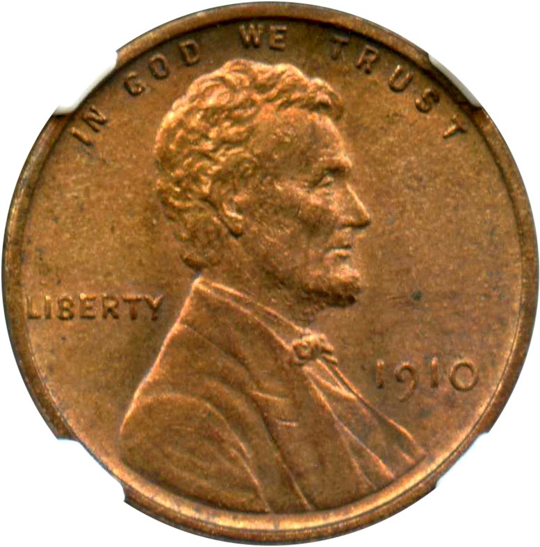 image for: 1910 1c NGC MS63 RB