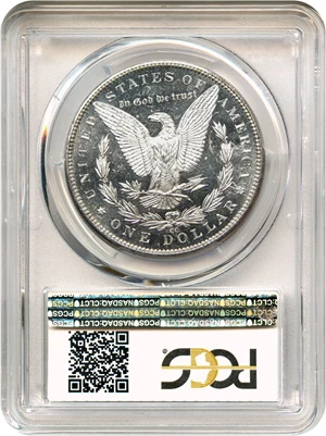 image for: 1889-CC $1 PCGS/CAC MS63 DMPL ex: California