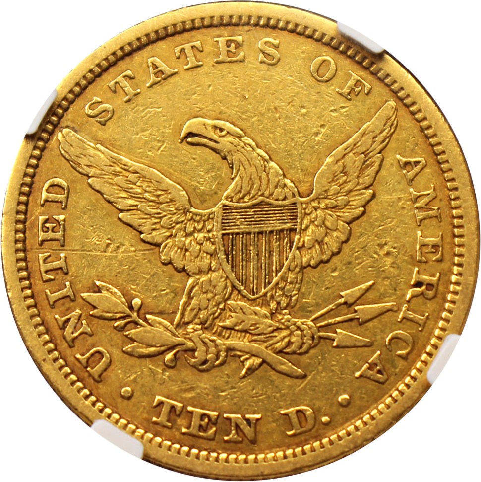 image for: 1841 $10 NGC VF30