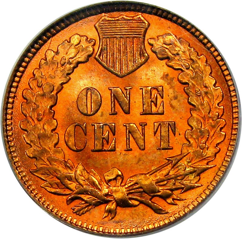 image for: 1894/1894 1c PCGS/CAC MS64 RD (Doubled Date)