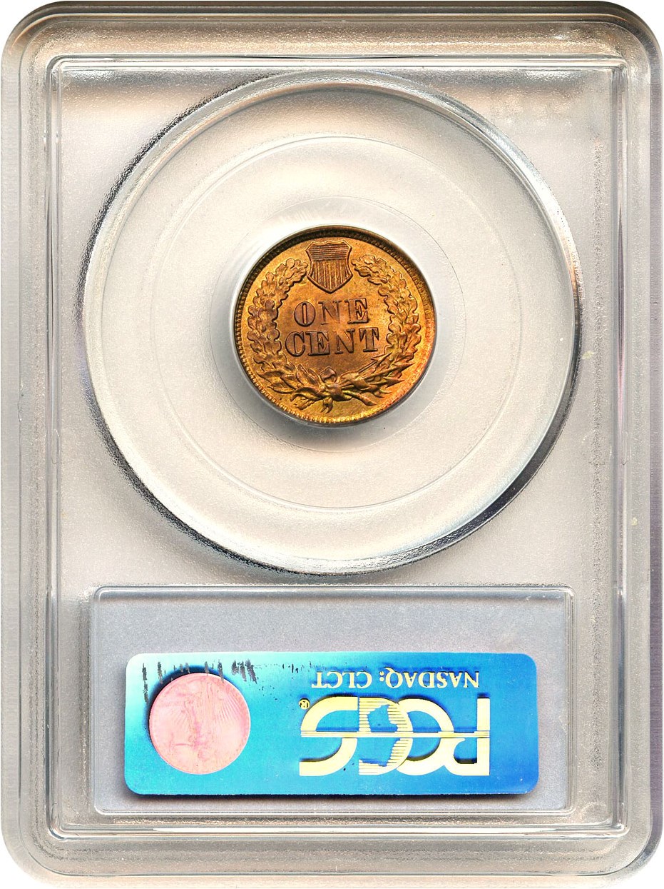 image for: 1877 1c PCGS Secure MS65 RD