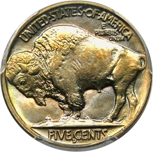 image for: 1916-D 5c PCGS/CAC MS66