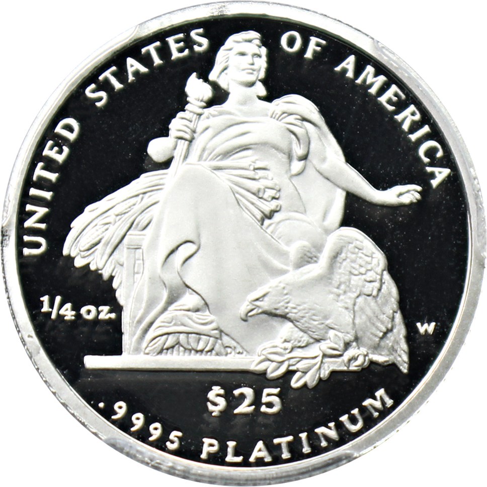 image for: 2004-W Platinum Eagle $25 PCGS Proof 69 DCAM