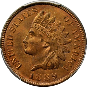 image for: 1889 1c PCGS/CAC MS65 RB