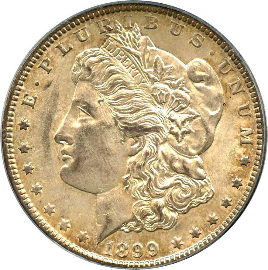image for: 1899-O $1 PCGS/CAC AU58 (VAM-6, Micro O)