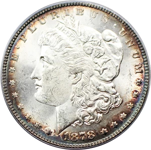 image for: 1878 7TF $1 PCGS/CAC MS64 (Reverse of 1878, VAM-83, High 1)