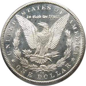image for: 1879-CC $1 PCGS Secure MS64 PL