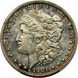 image for: 1901 $1 PCGS/CAC Proof 55