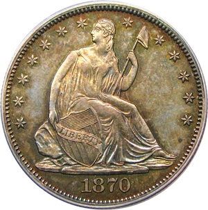 image for: 1870 50c PCGS Proof 64 - No Reserve!