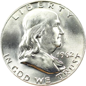 image for: 1962-D 50c PCGS MS66 FBL