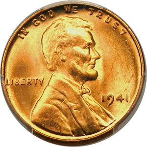 image for: 1941 1c PCGS/CAC MS66 RD (Doubled Die Obverse)