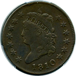 image for: 1810 1c PCGS F12 BN