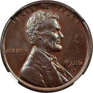 image for: 1926-D 1c NGC MS64 BN