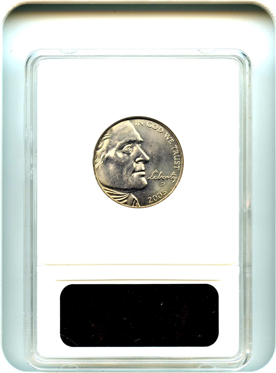 image for: 2005-D Bison 5c ANACS MS64 (Speared Bison)