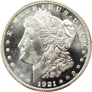 image for: 1921 Morgan $1 PCGS MS64 PL