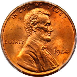 image for: 1984 1c PCGS MS66 RD (Doubled Die Obverse)