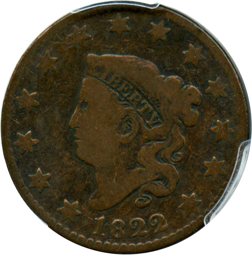 image for: 1822 1c PCGS Good-04 BN