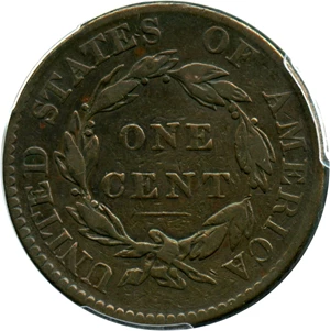 image for: 1819/(8) 1c PCGS VG-08 BN (Large Date)