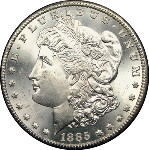 image for: 1885-CC $1 NGC/GSA/CAC MS64