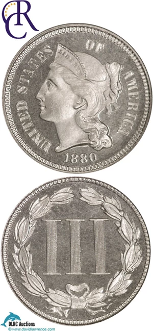 image for: 1880 3cN NGC Proof 68 Cameo **Star**