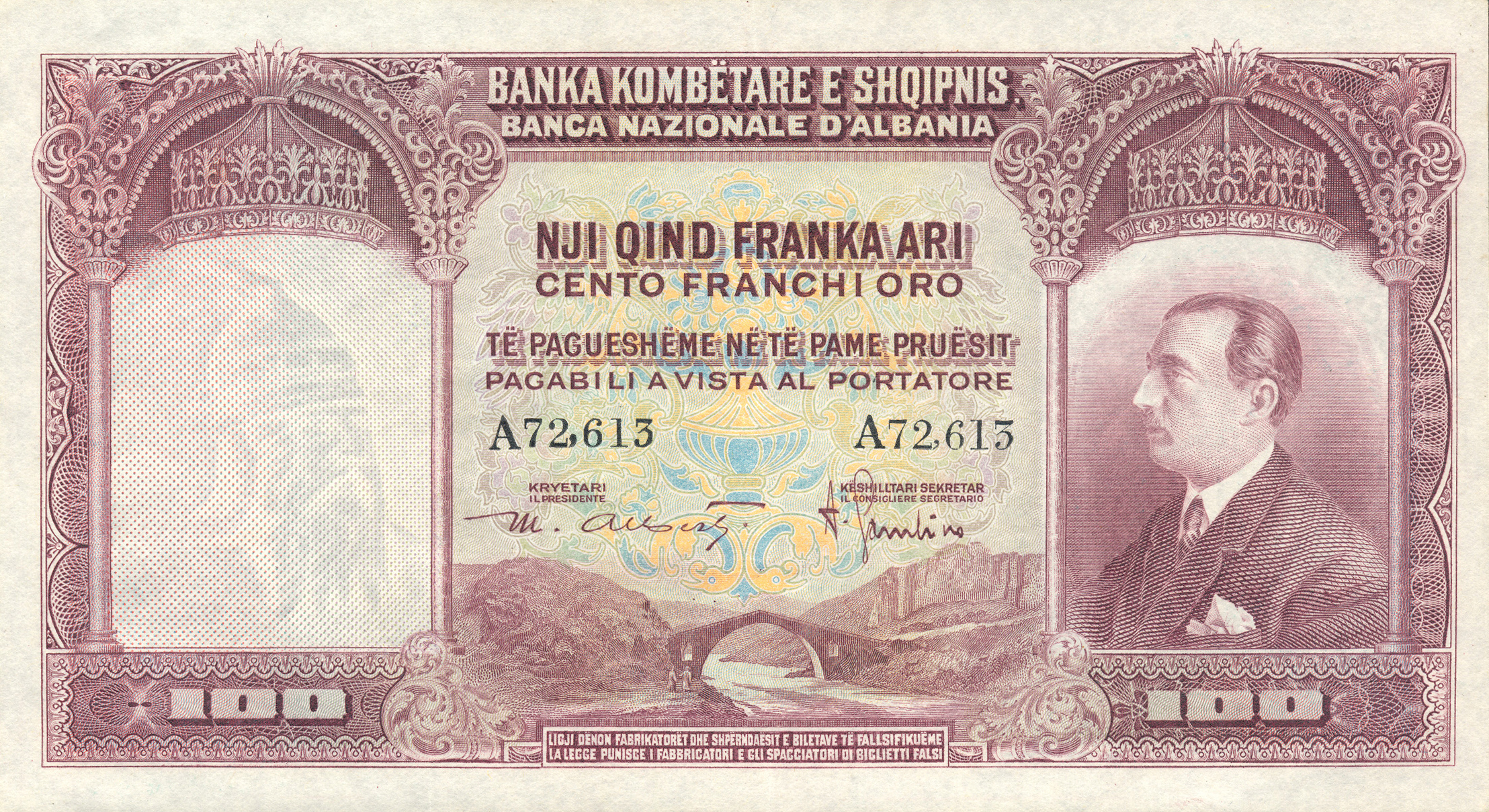  No date Sig 1b: Alberti/Gambino Prefix A Intro: 20 05 1926 