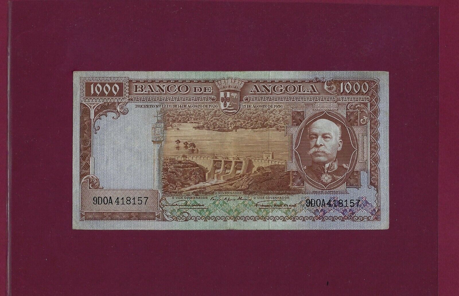  15 de AGOSTO de 1956 Sig 8: Alves/Saldanha/Duarte Prefix 1 - 10 Intro: 1958 