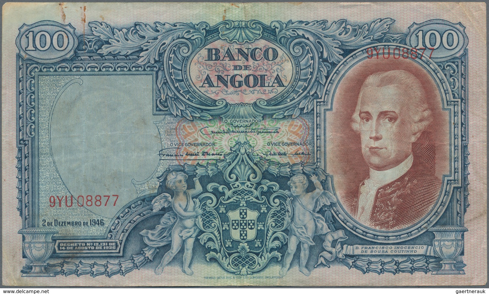  2 de Dezembro de 1946 Sig 6: Guimaräes/Duarte/Saldanha Prefix 5 - 18 