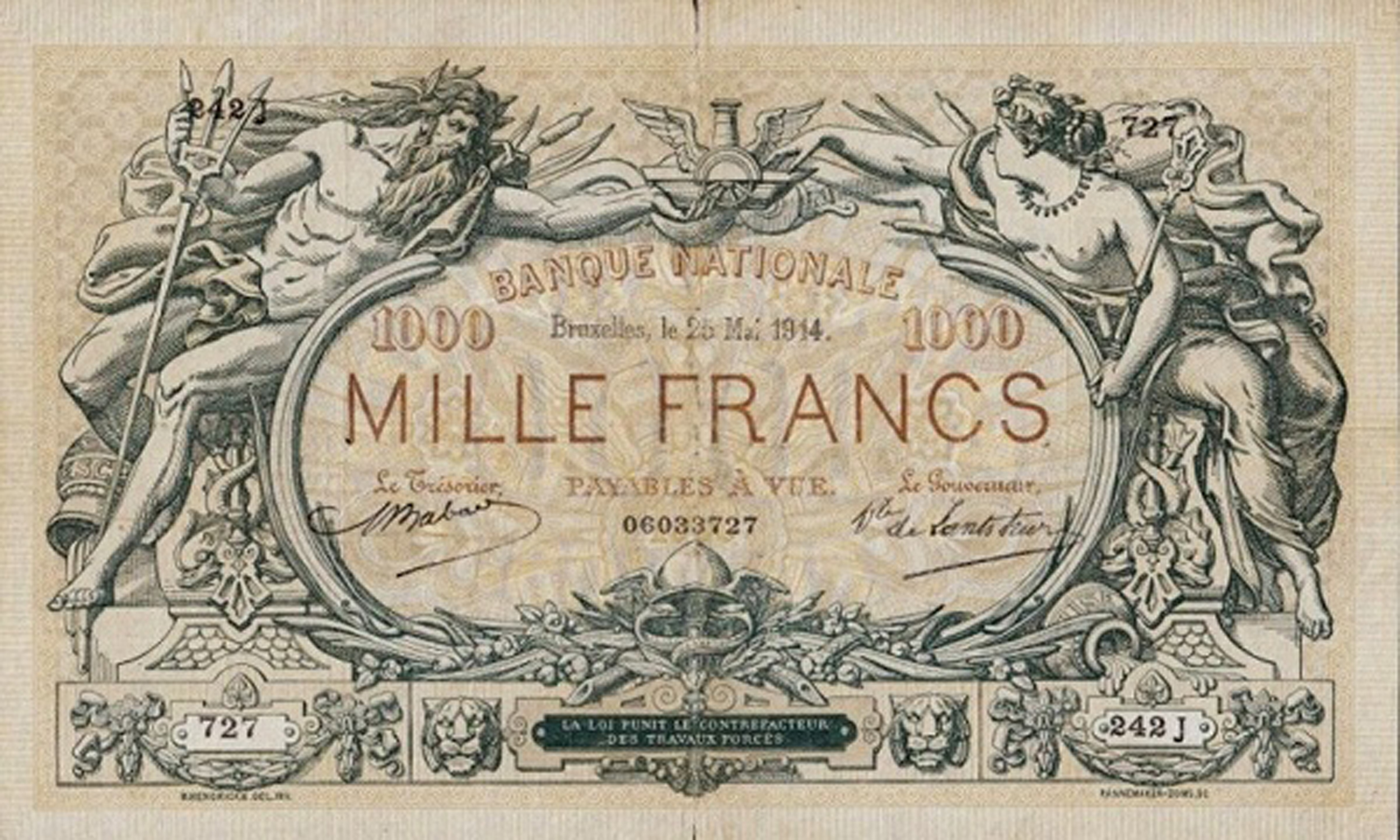  03 11 1913 - 26 06 1914 Sig Babau/De Lantsheere Series 240 - 242 