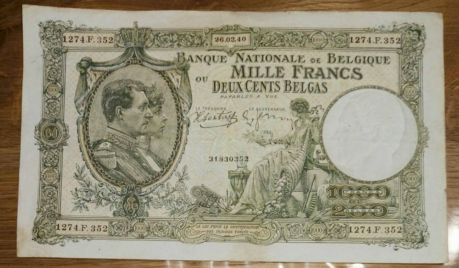  12 12 1939 - 26 03 1940 Sig Sontag/Janssen Series 1222 - 1297 30,000,000 notes (all) 