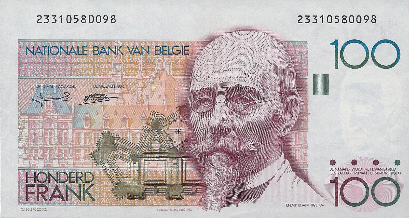  Sig Bertholomé/Verplaetse Series 101 - 135, 151 - 185, 201 - 235, 251- 285 