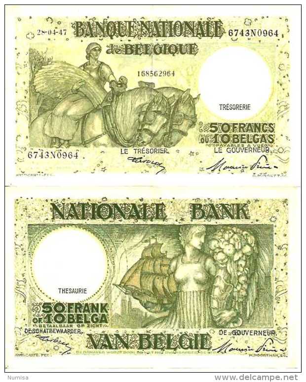  15 03 1947 - 28 04 1947 Sig Pirsoul/Frère Series 6334 - 6743 