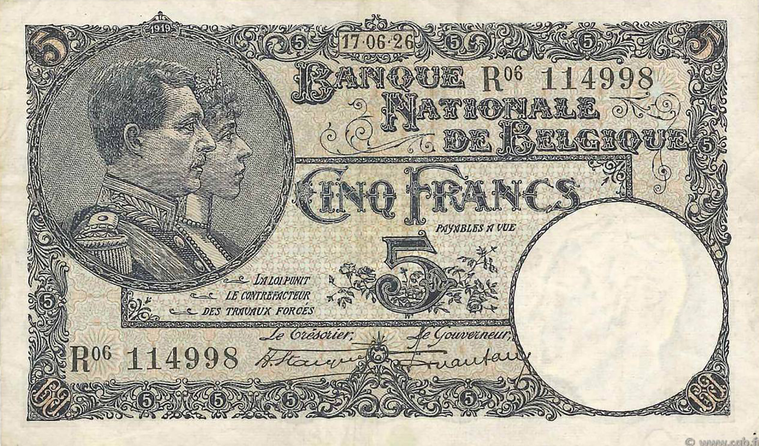  19 12 1923 - 17 06 1926 Sig Stacquet/Hautain Series N03 - R06 