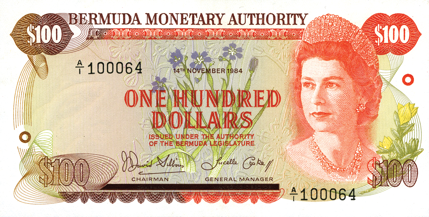  14TH NOVEMBER 1984 Sig 6: Gibbons/Cooke with brown bar over old sig titles 