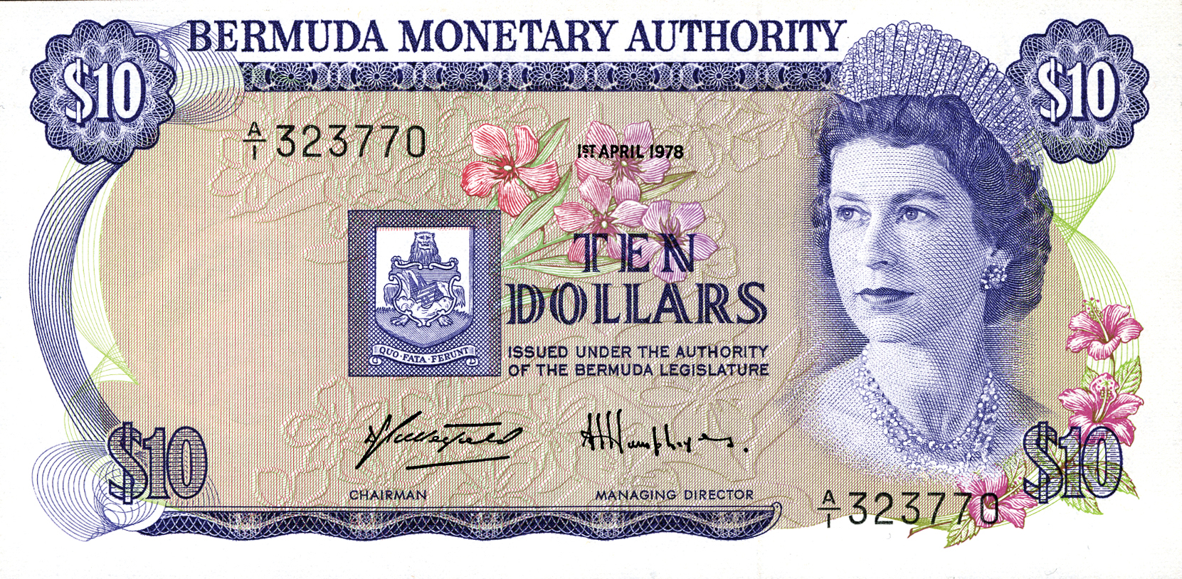  1ST APRIL 1978 Sig 3: Butterfield/Humphreys Prefix A/1 