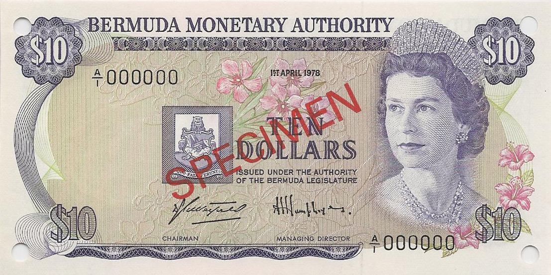  Diagonal red SPECIMEN ovpt front/back; all-zero s/n 