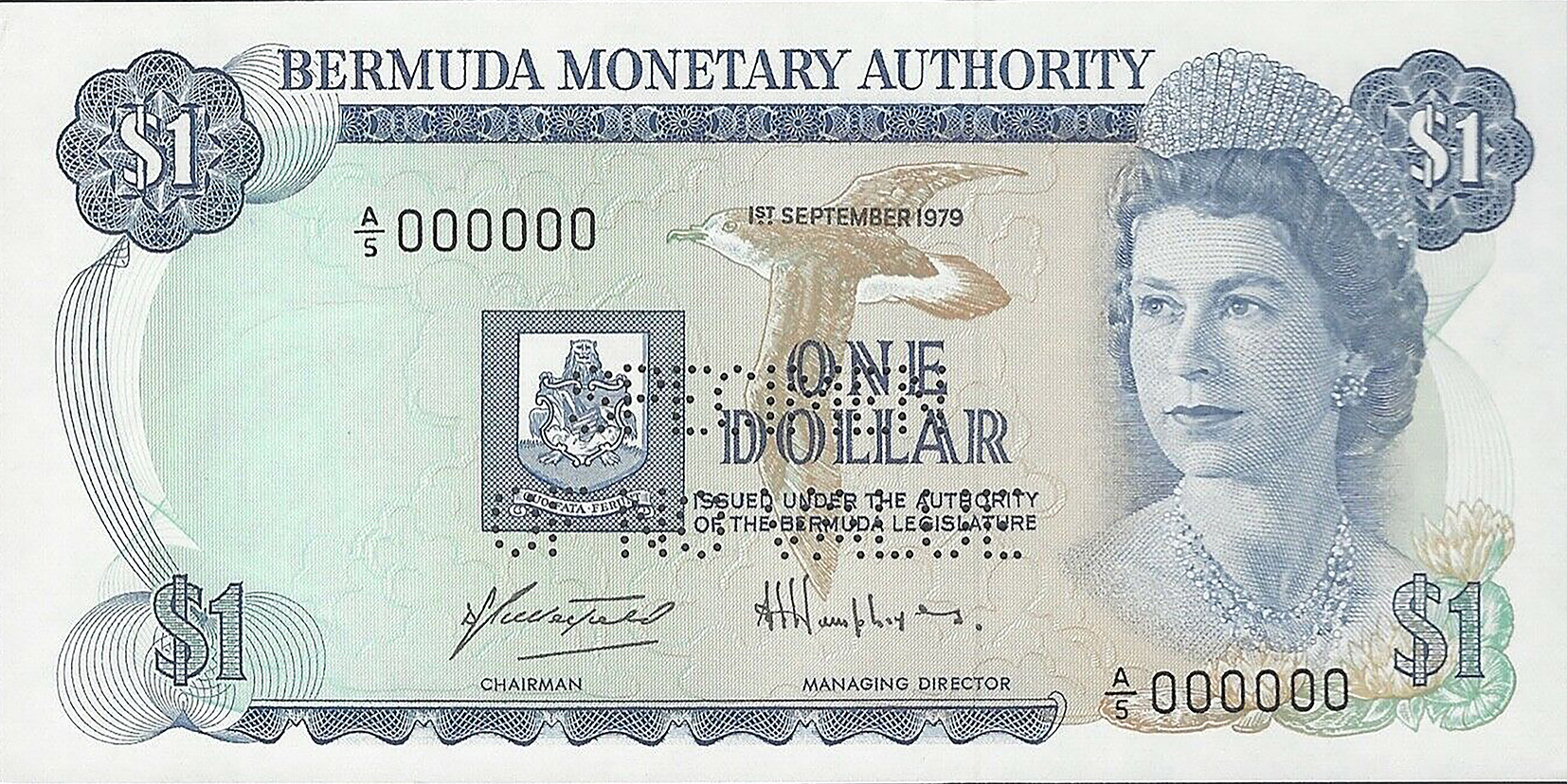  Horizontal SPECIMEN / OF NO VALUE perf; all-zero s/n 